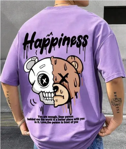 Oversized Tshirt For Men , Graphic Printed