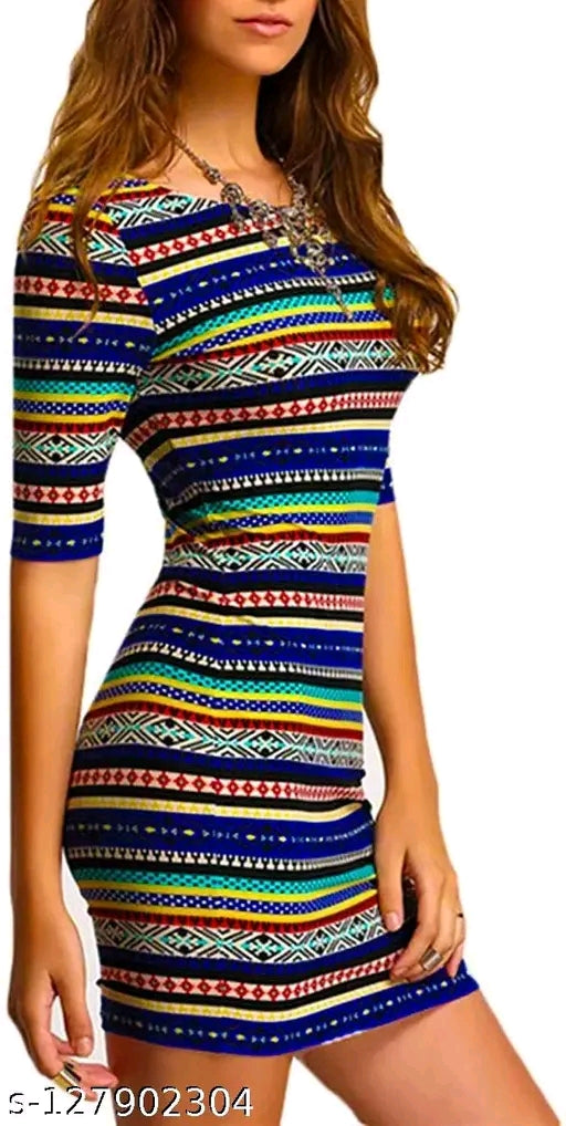 Trending digital print dress