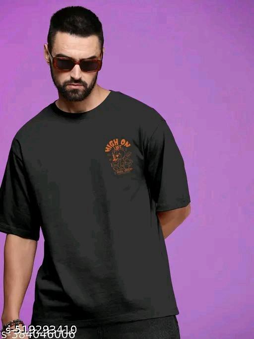 Polyester,Cotton Blend Men Polyester,Cotton Blend Regular Tshirts