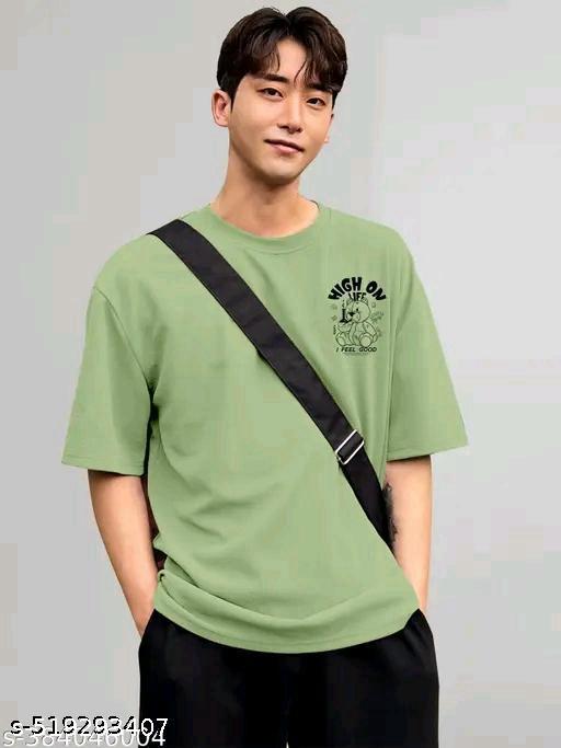 Polyester,Cotton Blend Men Polyester,Cotton Blend Regular Tshirts