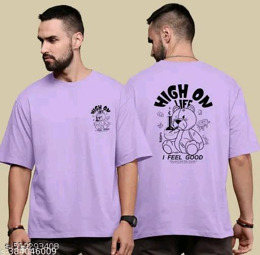 Polyester,Cotton Blend Men Polyester,Cotton Blend Regular Tshirts