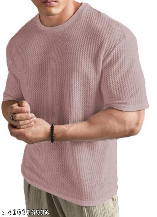 Men Popcorn,Cotton Blend Regular Tshirts