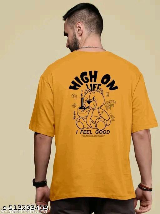 Polyester,Cotton Blend Men Polyester,Cotton Blend Regular Tshirts