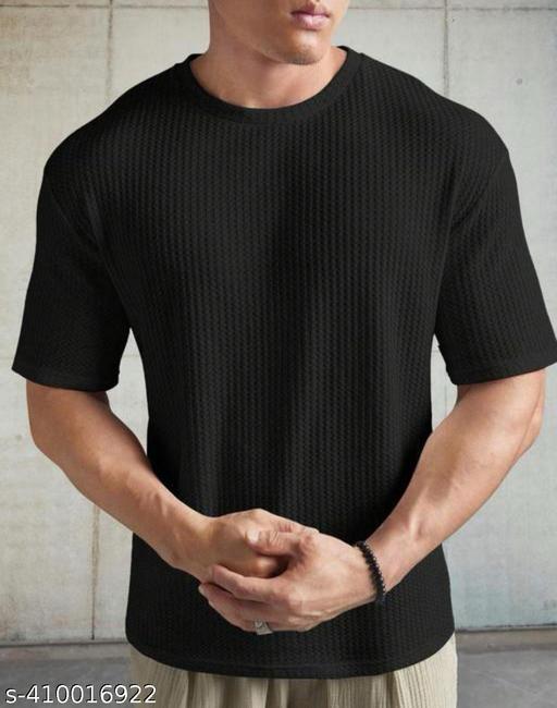 Men Popcorn,Cotton Blend Regular Tshirts