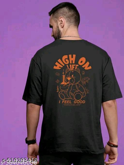 Polyester,Cotton Blend Men Polyester,Cotton Blend Regular Tshirts