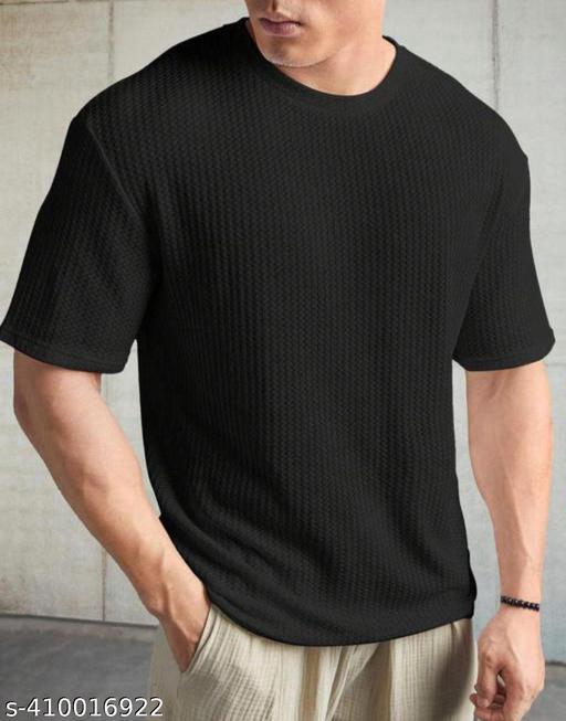 Men Popcorn,Cotton Blend Regular Tshirts