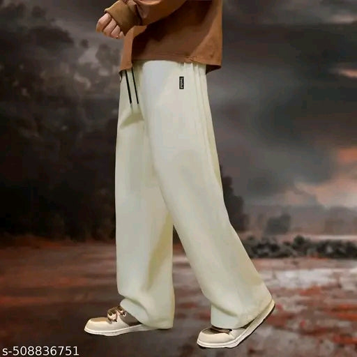 Men’s Loose Fit Track Pants | Wide-Leg Oversized