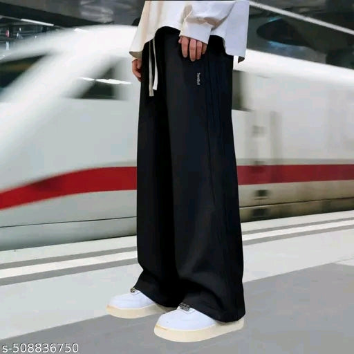 Men’s Loose Fit Track Pants | Wide-Leg Oversized