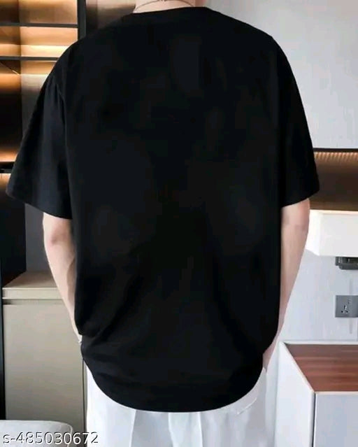 Men tshirt,Men Printed Typography Round Neck T-Shirt