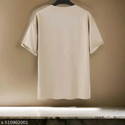 MENS STYLISH BEIGE COTTON BLEND