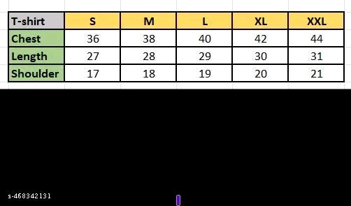 Trendy Black Colour Printed Half-sleeve T-shirts for Men