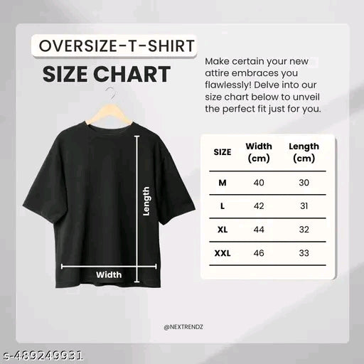 100 % COTTON OVERSIZE T-SHIRT