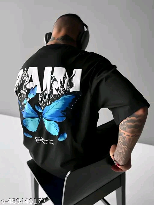 Men's Stylish 3/4th Sleeve Printed T-Shirt