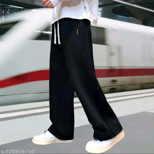 Men’s Loose Fit Track Pants | Wide-Leg Oversized