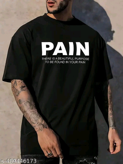 Men's Stylish 3/4th Sleeve Printed T-Shirt