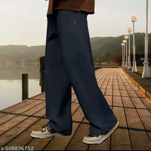 Men’s Loose Fit Track Pants | Wide-Leg Oversized